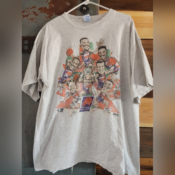 Vintage Phoenix Suns NBA Caricature T-Shirt - Picture 1 of 7